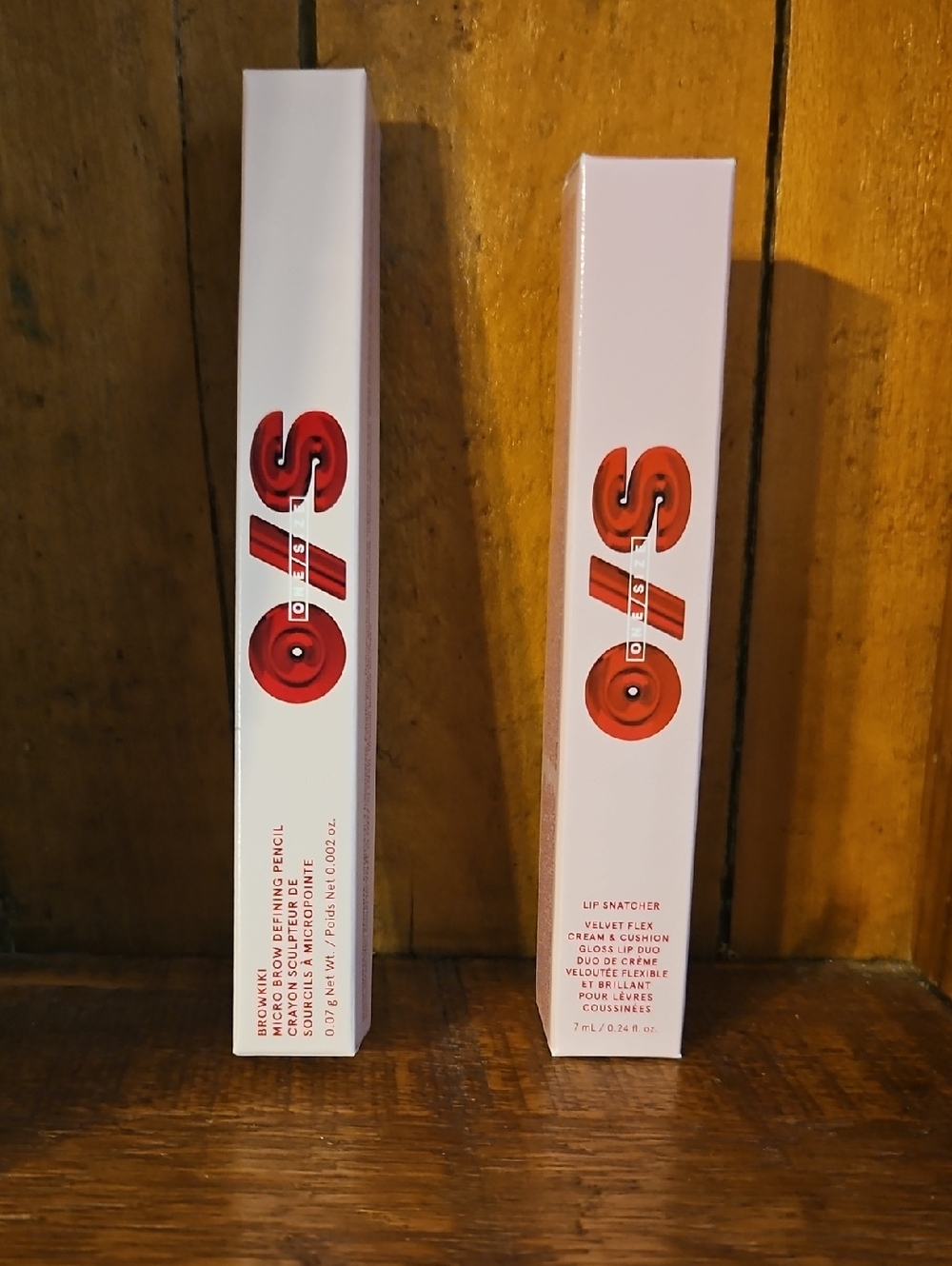 2 ONE/SIZE products. 1 Lip Duo & 1 Brow Pencil